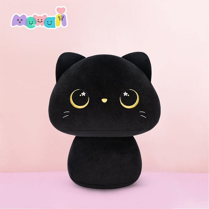 Black Kitten with Moon Eyes