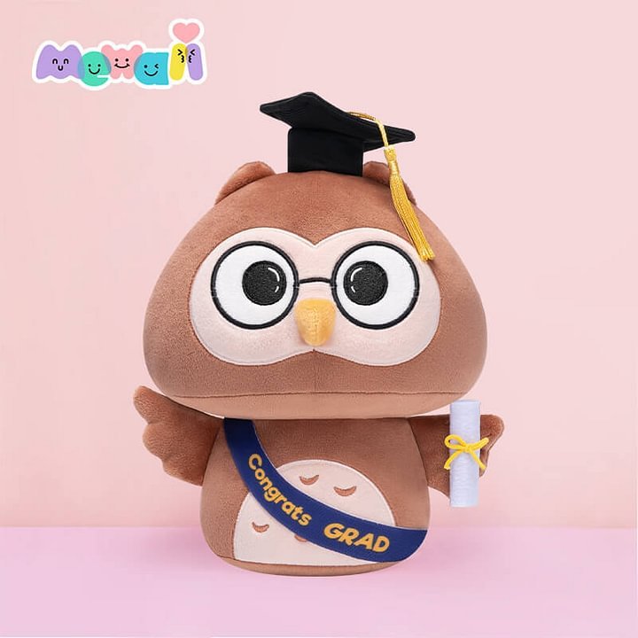 Graduation Plush Owl